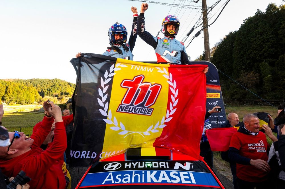 Worldchampion Thierry Neuville, Martijn Wydaeghe, Hyundai World Rally Team Hyundai i20 N Rally1