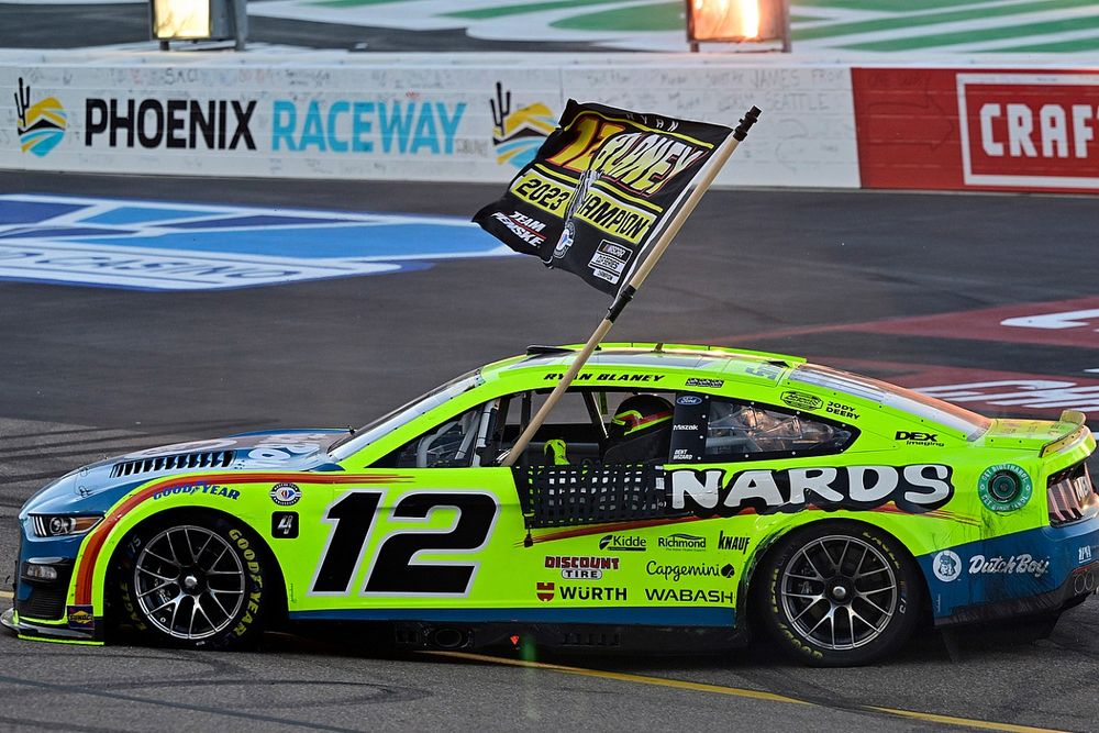 Nascar Cup campeón Ryan Blaney, Team Penske, Ford Mustang