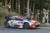 Przebita opona u Evansa