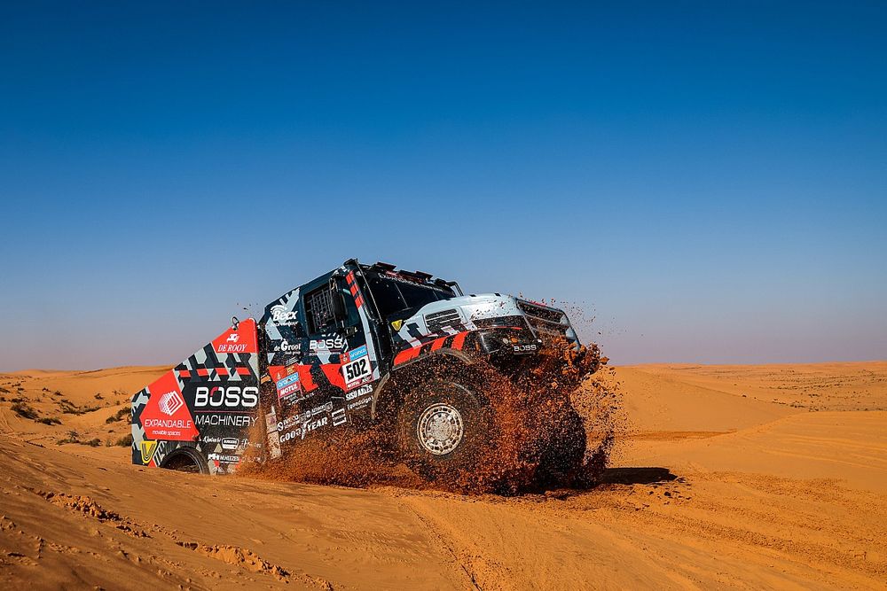 #502 Boss Machinery Team De Rooy Iveco: Janus van Kasteren, Darek Rodewald, Marcel Snijders