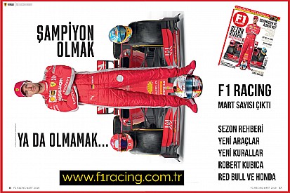 F1 Racing Mart sayısı çıktı