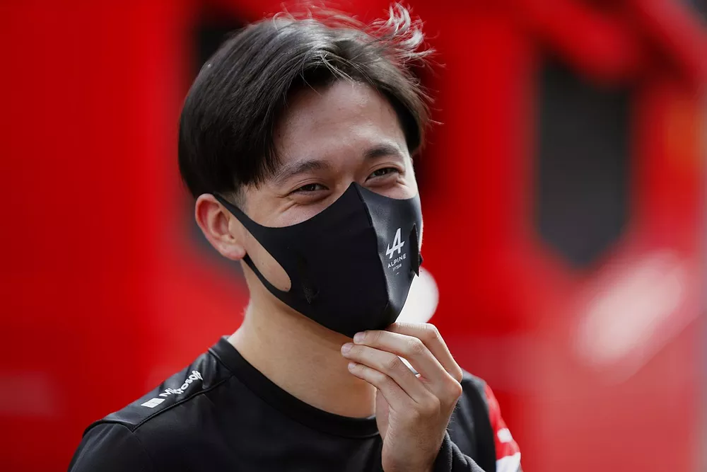 Guanyu Zhou, pilote d'essai d'Alpine F1