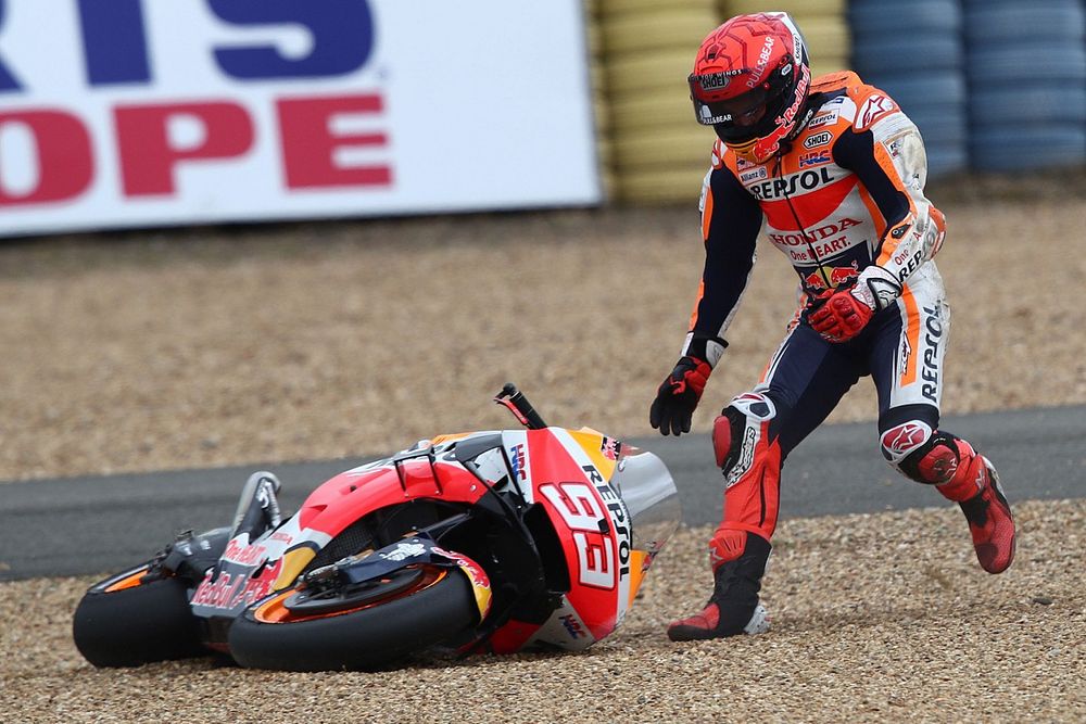 Marc Marquez, Repsol Honda Team crash