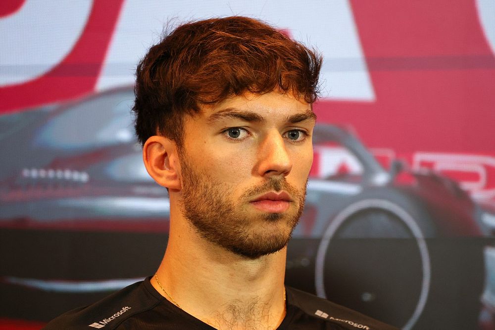 Pierre Gasly, Alpine F1 Team en la rueda de prensa 