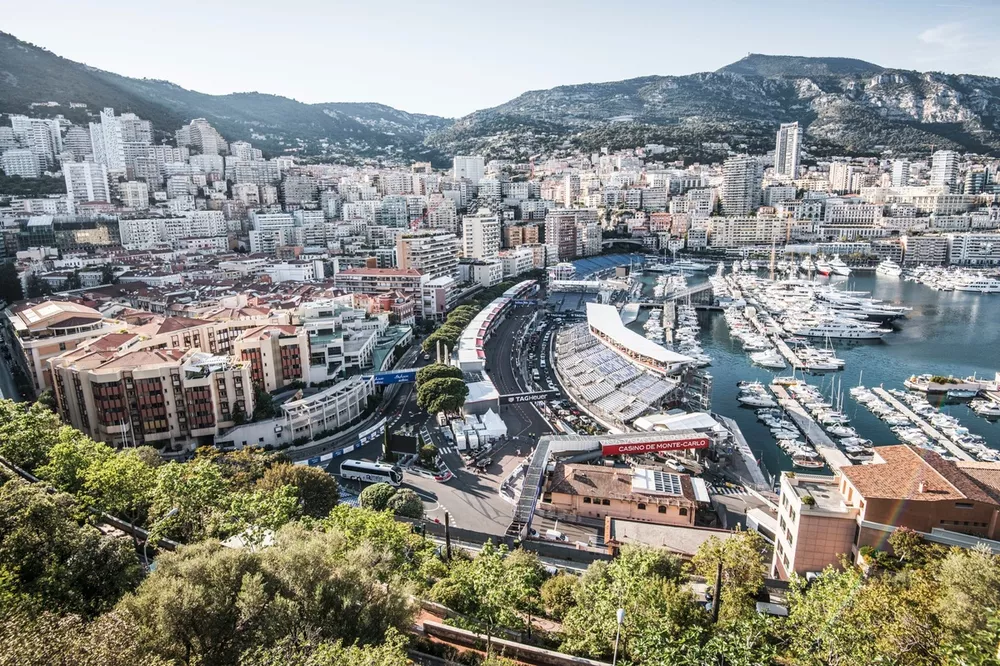 Overview of Monaco track