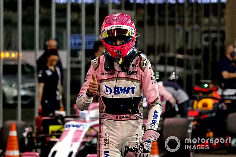 Esteban Ocon, Racing Point Force India dans le Parc Ferm&eacute;