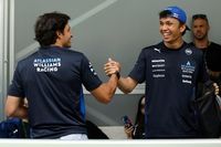 Sainz acorta distancias con Albon, su nuevo compañero en Williams F1
