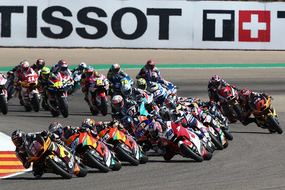 Sam Lowes, Marc VDS Racing Team at the start