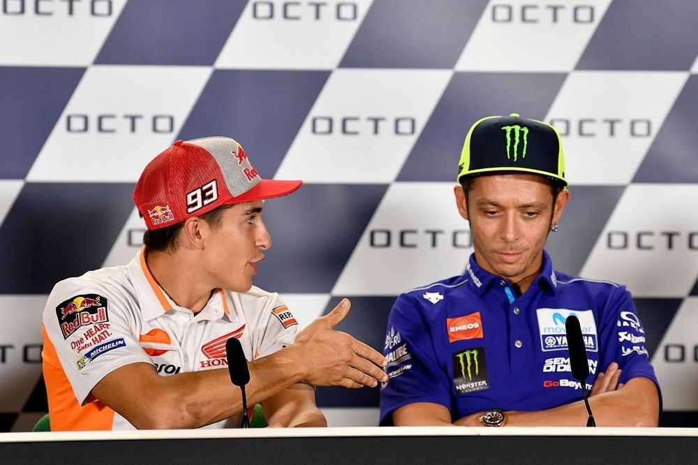 Valentino Rossi, Yamaha Factory Racing, Marc Marquez, Repsol Honda Team
