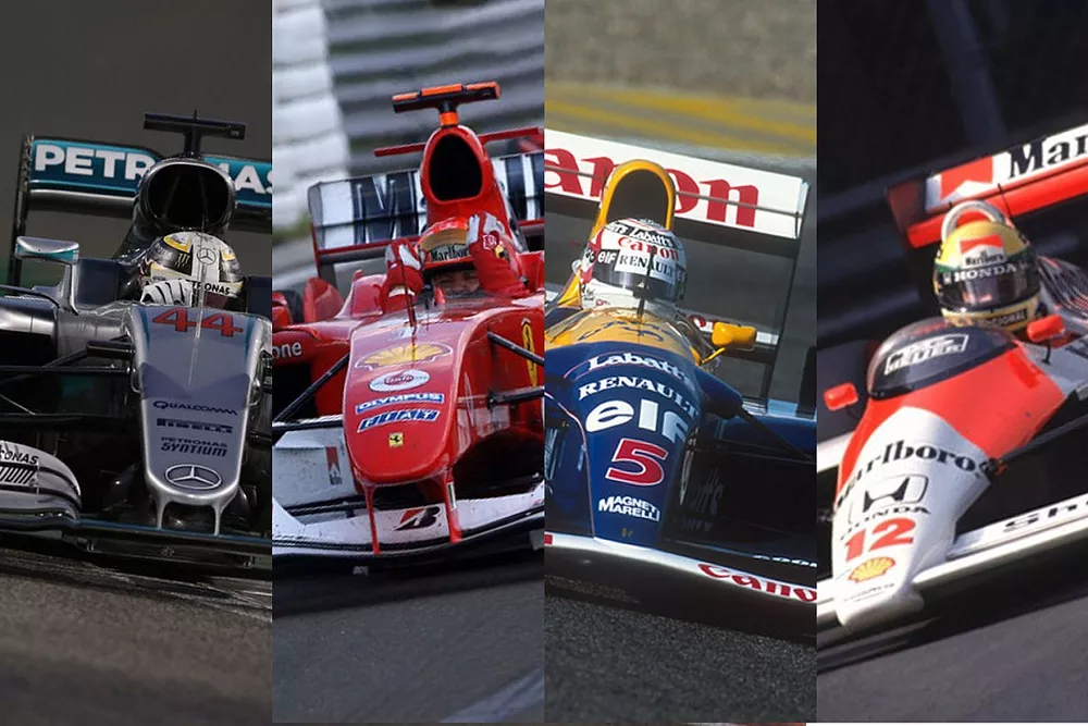 Los F1 m&aacute;s exitosos de la historia
