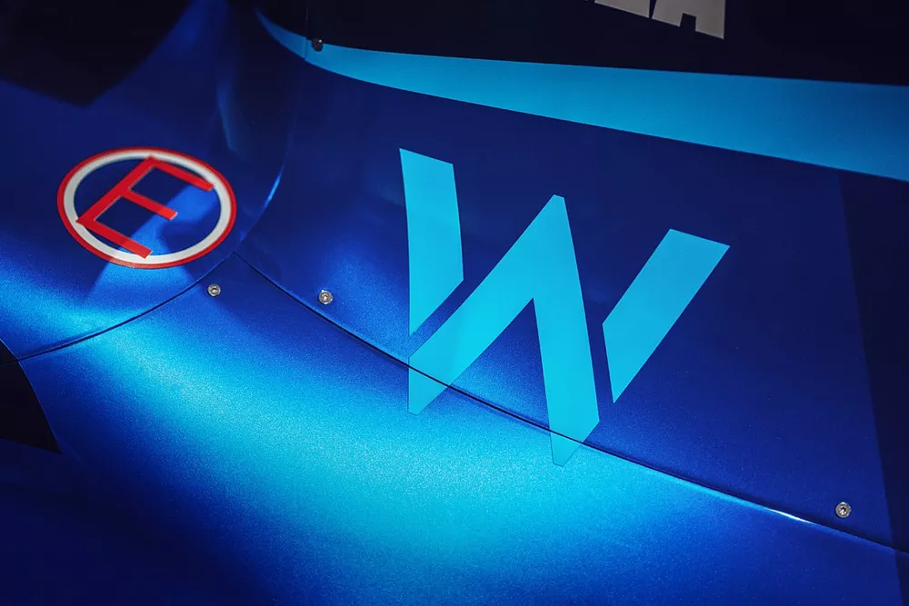 Dettaglio della Williams FW44