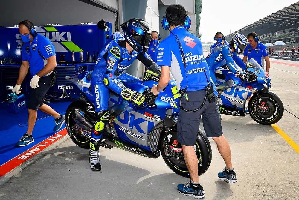 Sylvain Guintoli, Team Suzuki MotoGP, Takuya Tsuda, Team Suzuki MotoGP