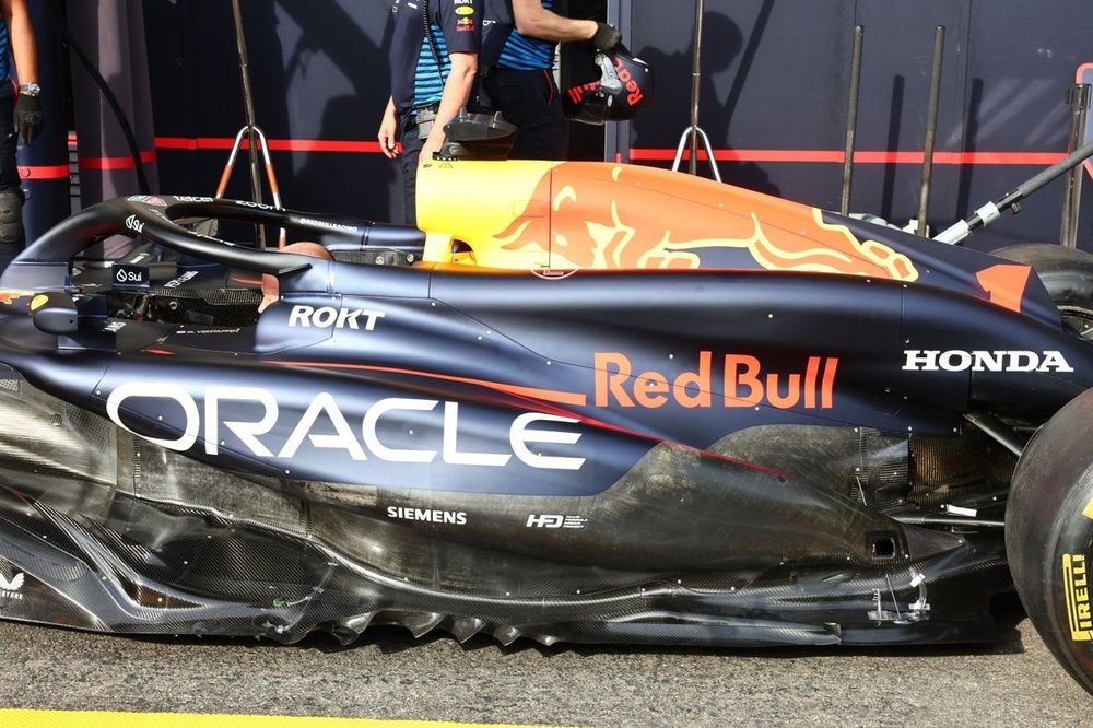 Detalle t&eacute;cnico del Red Bull Racing RB20
