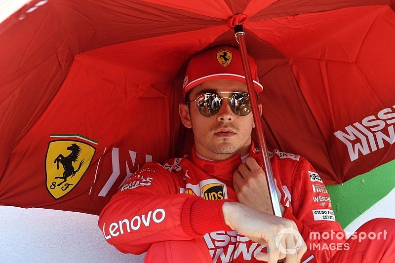 Charles Leclerc, Ferrari, op de grid