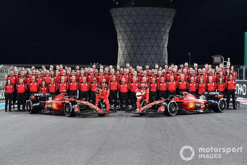 Scuderia Ferrari team group photo