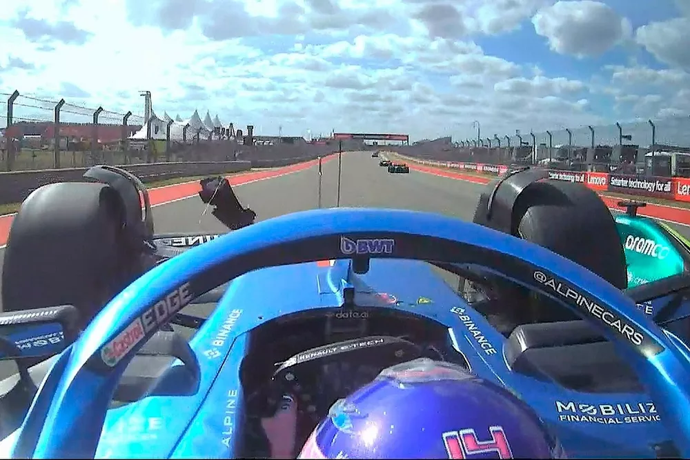 Fernando Alonso, Alpine crash