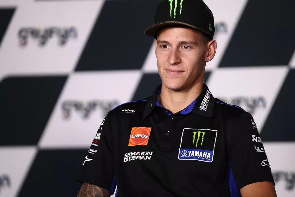 Fabio Quartararo, Yamaha Factory Racing, en conf&eacute;rence de presse
