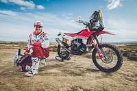 Laia Sanz, con los colores de GasGas en el Dakar 2020