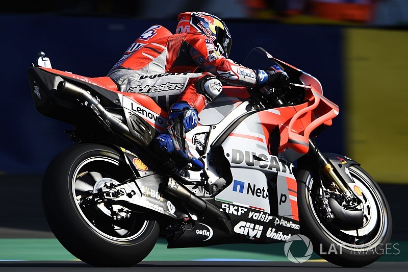 MotoGP Le Mans 2. antrenman: Dovizioso tur rekoruyla lider