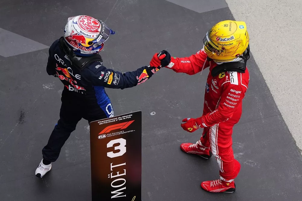 Lewis Hamilton, Ferrari, Max Verstappen, Red Bull Racing