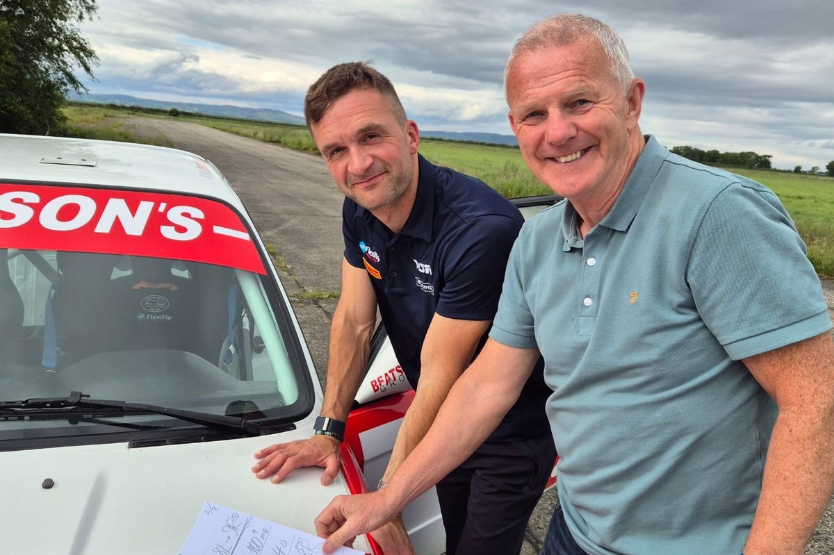 Colin Turkington prepares for rally debut at Benone Stages