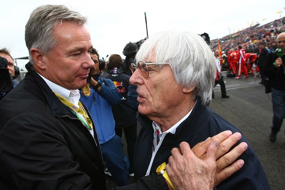 Craig Pollock with Bernie Ecclestone