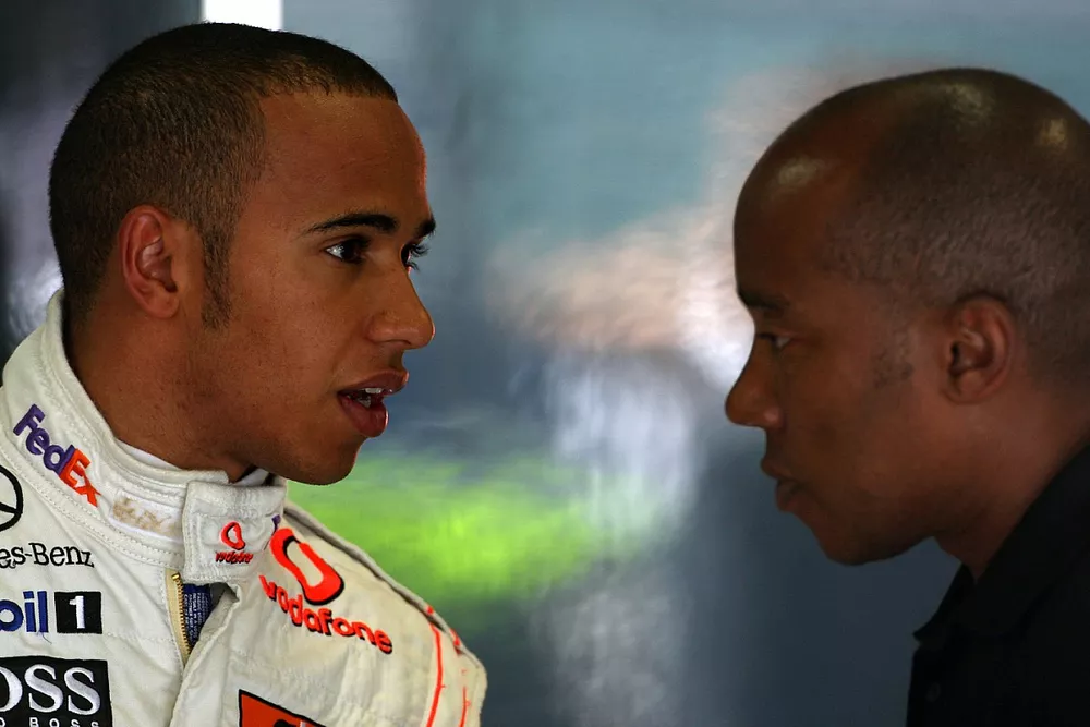 Lewis Hamilton, McLaren Mercedes ve Anthony Hamilton, babası, Lewis Hamilton