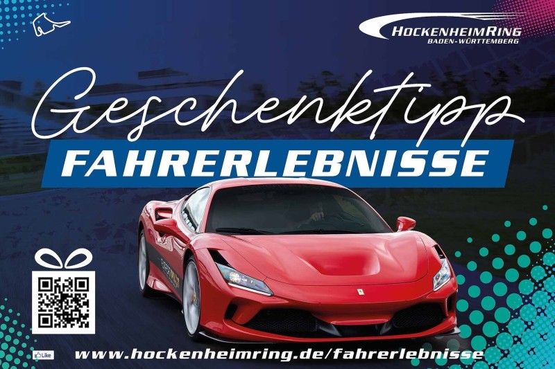 Vollgas schenken - Pr&auml;sente mit Rennfeeling vom Hockenheimring
