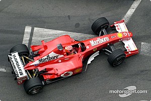 シューマッハーの愛機フェラーリF2002、アブダビGPの際に