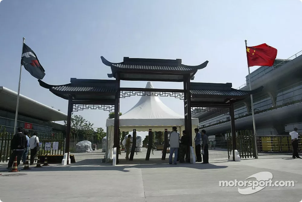 Paddock del Circuito Internacional de Shanghai