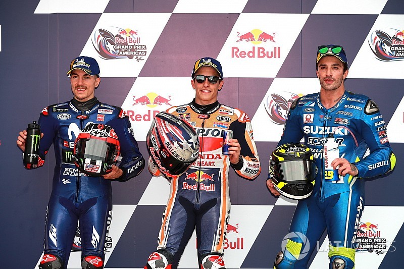 Starting grid MotoGP Amerika 2018