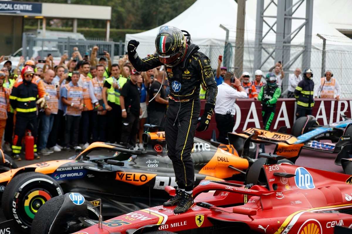 フェラーリが聖地モンツァで躍動！ ルクレールが好戦略で翻弄し