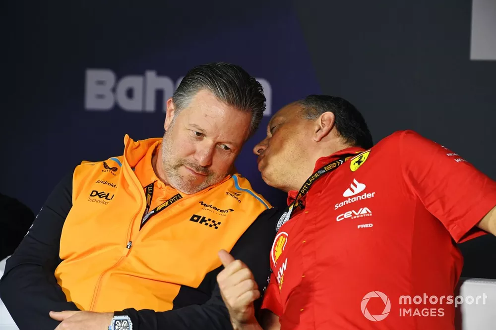 Press Conference
Zak Brown, CEO, McLaren Racing, and Frederic Vasseur, Team Principal and General Manager, Scuderia Ferrari