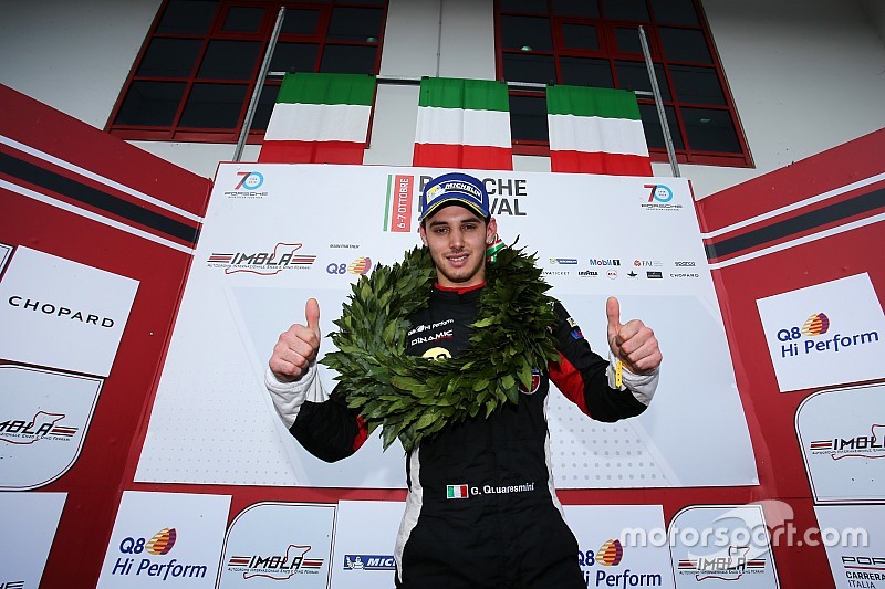 Carrera Cup Italia, Imola: Quaresmini il calcolatore fa festa