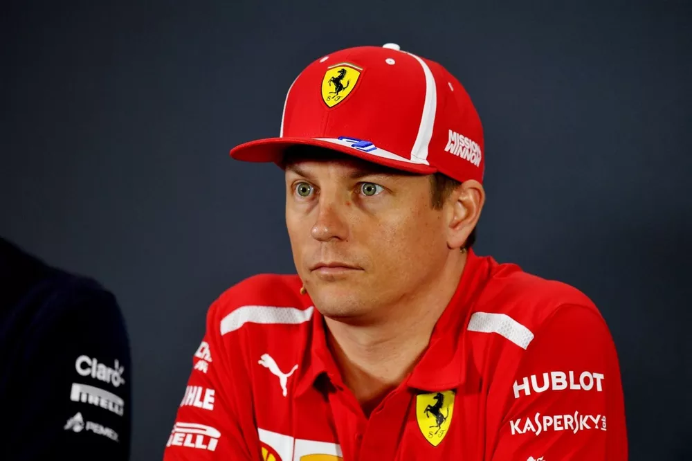 Kimi Raikkonen, Ferrari in Press Conference 