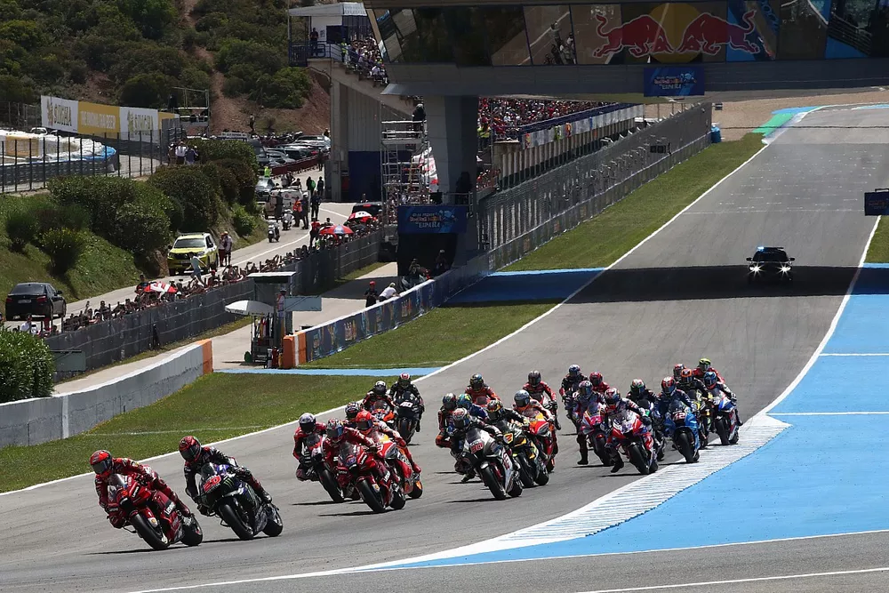 Le d&eacute;part du GP d'Espagne
