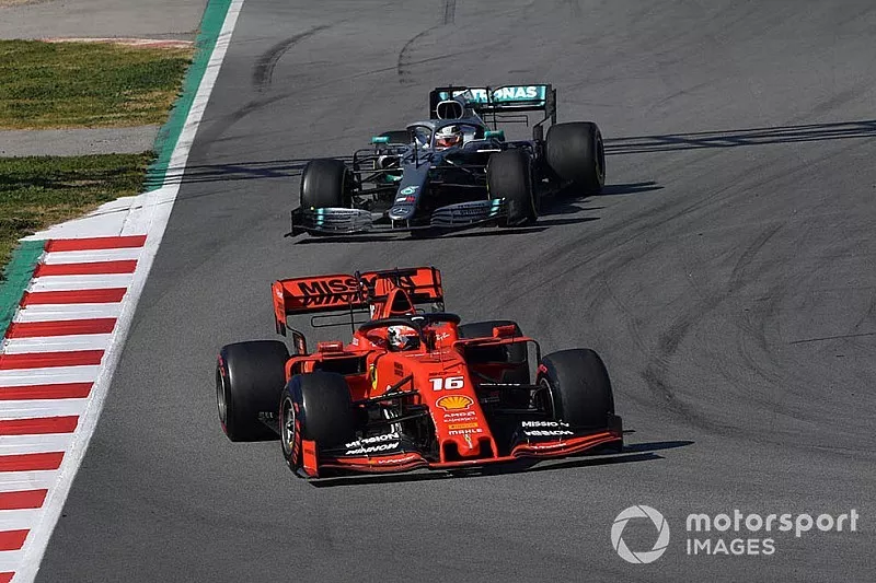 Charles Leclerc, Ferrari SF90, Lewis Hamilton, Mercedes-AMG F1 W10