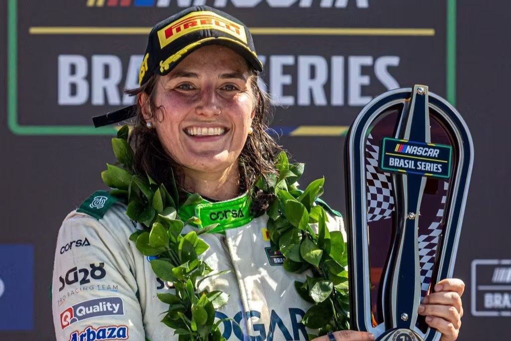 Tatiana Calderón becomes first woman to win NASCAR Brazil race overall