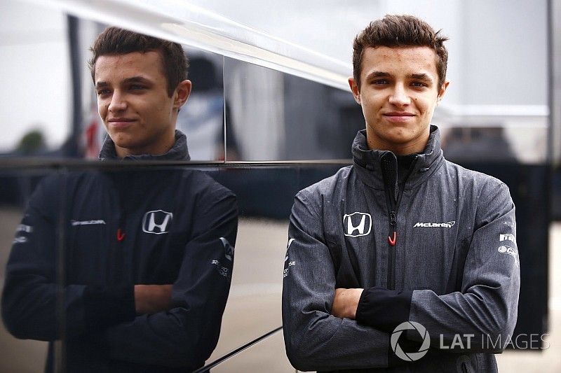 Piloto junior de  McLaren Lando Norris