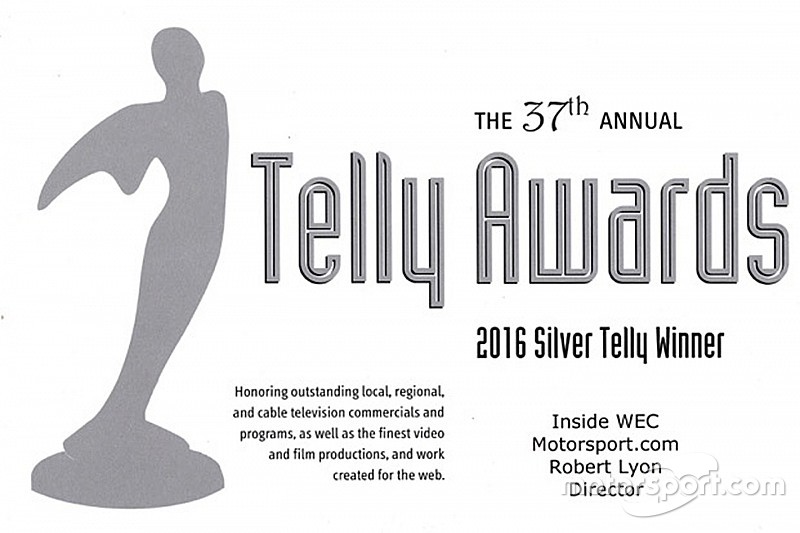 Motorsport.com mit mehreren Telly-Awards ausgezeichnet