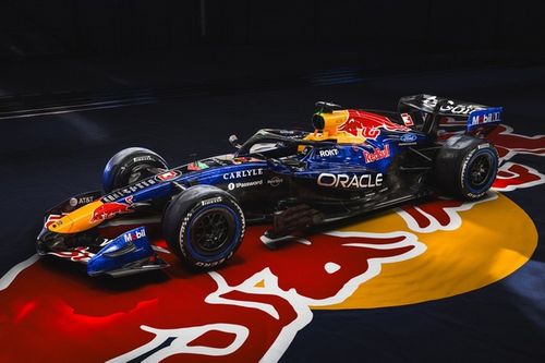 Red Bull presenta la decoraci&oacute;n de su coche para la F1 2026 junto a Ford
