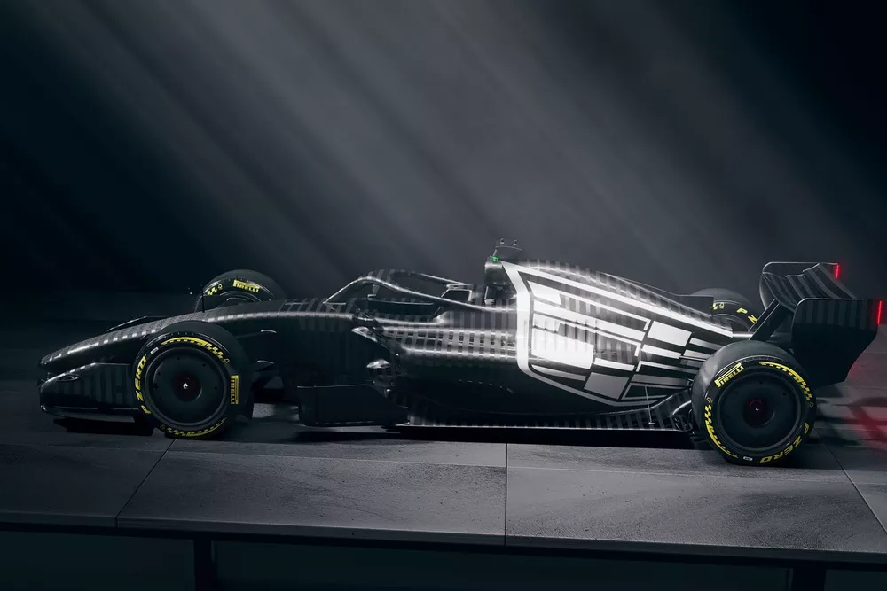 Cadillac's one-off shakedown F1 livery for Barcelona