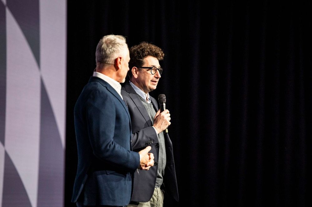 Jonathan Wheatley, Audi Team Principal y Mattia Binotto, Jefe de Audi F1 Project 