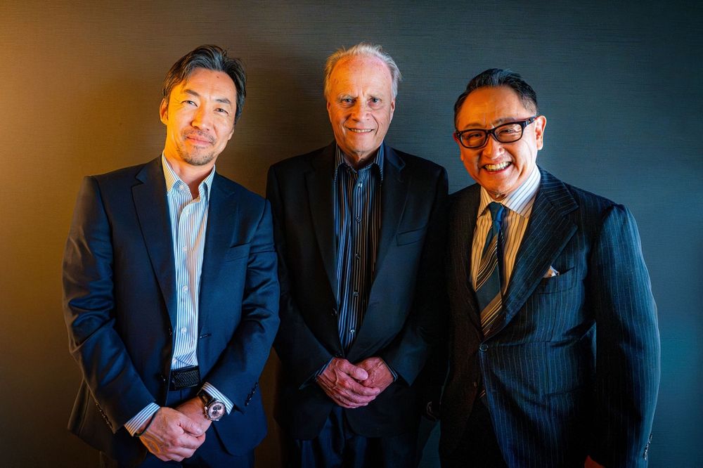 Ayao Komatsu, Gene Haas, Akio Toyoda