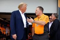 McLaren F1 explica la presencia de Trump en su garaje de Miami