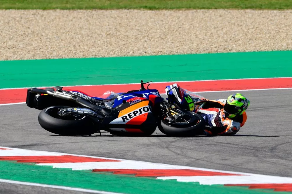 Joan Mir, Repsol Honda Team crash