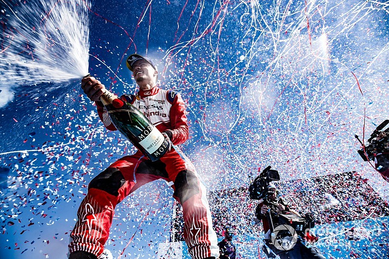 Gallery: Mahindra's Santiago FE podium in pictures