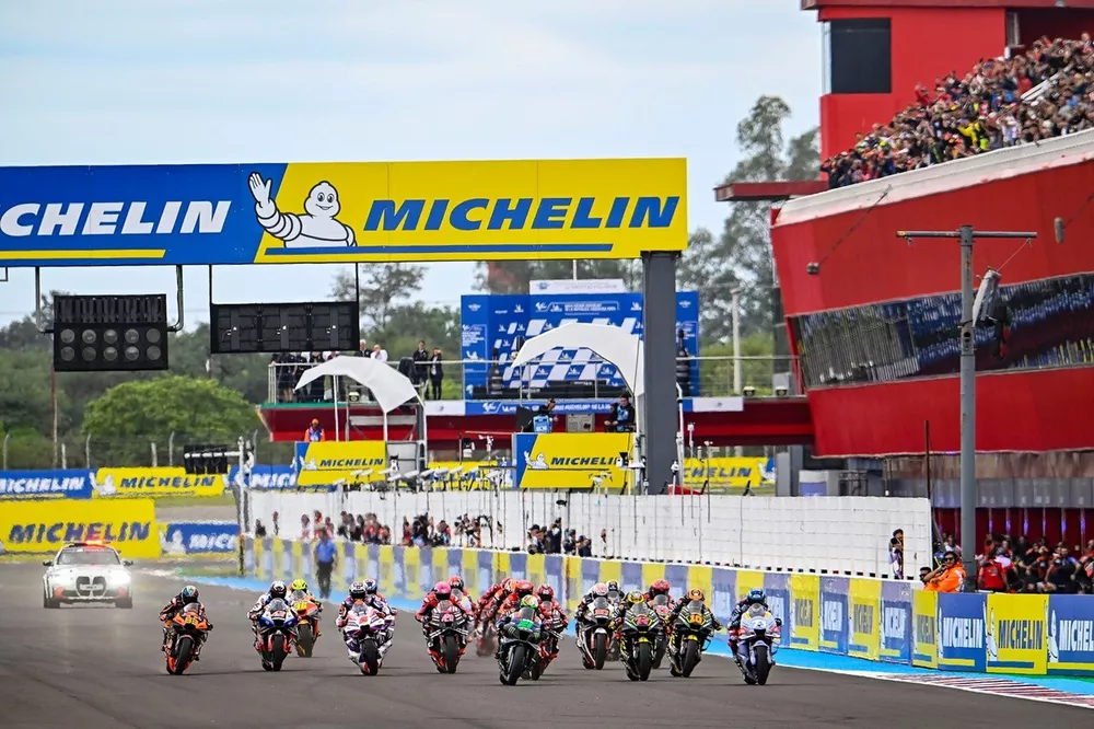 Franco Morbidelli, Yamaha Factory Racing, largada da corrida