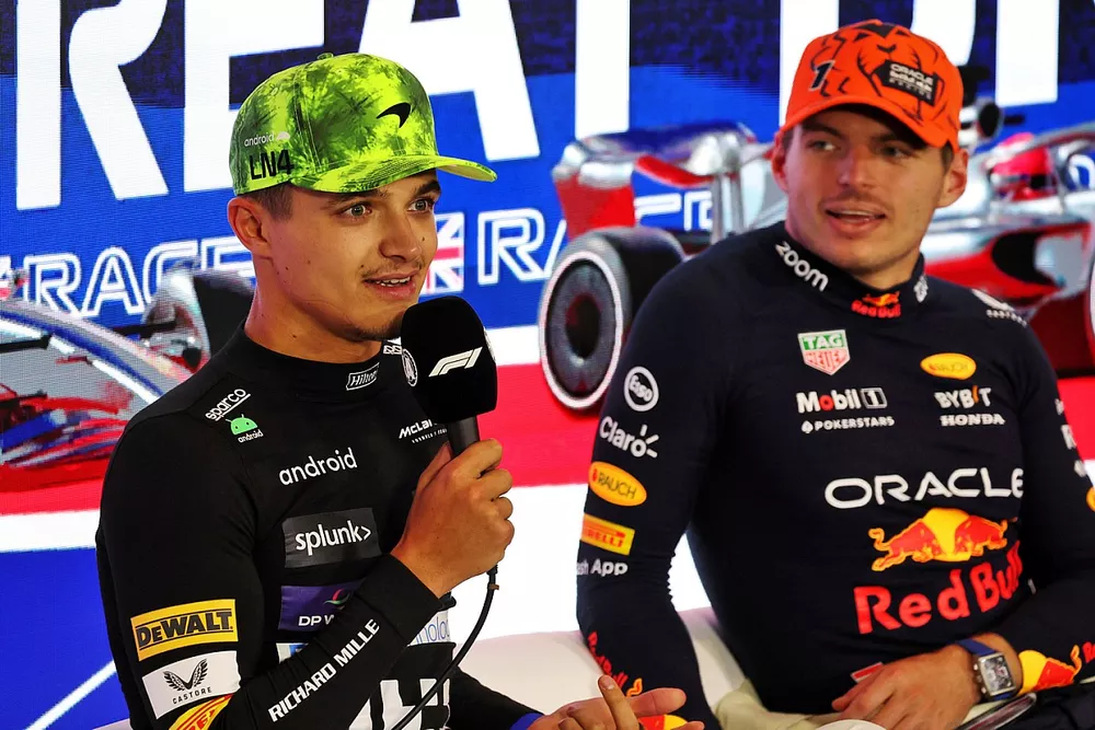 Lando Norris, McLaren, Max Verstappen, Red Bull Racing 