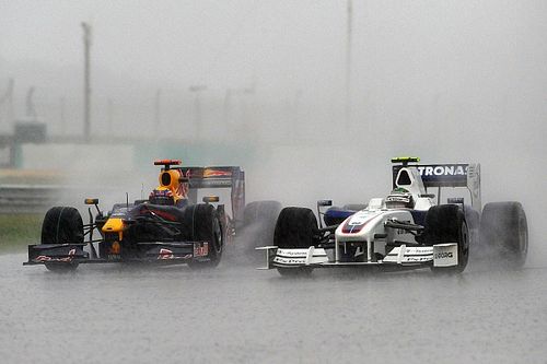 Cuando el mal tiempo provoc&oacute; el caos en la F1